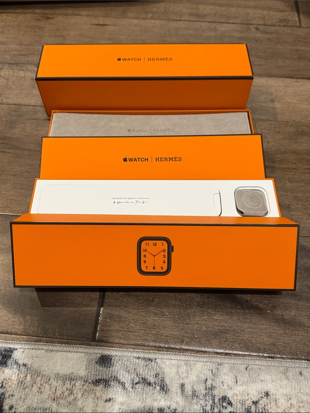 Apple Hermès Orange Apple Watch Box Set - box only